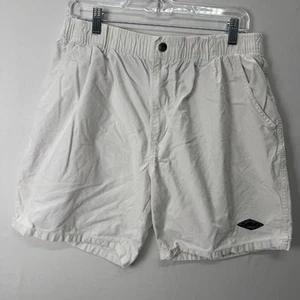 Vintage Ocean Pacific OP Shorts Herren L Baumwolle Gummibund Fronttaschen weiß - Bild 1 von 14