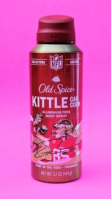 Old Spice NFL Kittle Can Cook spray corporal libre de aluminio 5,1 oz Foto 1 de 2