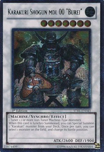 Yugioh! MP Karakuri Shogun mdl 00 "Burei" - STBL-EN043 - Ultimate Rare - 1st Edi - Image 1 of 1