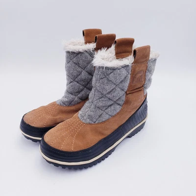 Sorel Tivoli II без застежек зимние ботинки лось коричневый середины икры женский размер 7,5 - Изображение 1 из 4