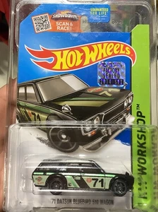 Hot Wheels 2015 '71 DATSUN BLUEBIRD 510 WAGON FACTORY SEALED W/Protector - Foto 1 di 2