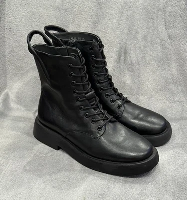 Botas de cuero negras Anthropologie Sarto de Franco Sarto Ellera talla 7,5 Foto 1 de 4