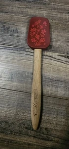 The Pioneer Woman weinrot Silikonspachtel neu Holzgriff T - Bild 1 von 2