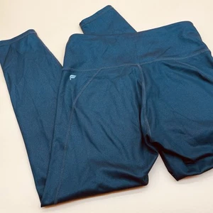 Fabletics Women's Black Athletic Leggings Pants Size Medium Pebbled - Picture 1 of 7