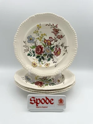 *RARE* Spode Copeland’s Romney - Gadroon Large Rim Soup Bowls 9 1/2”, Set of 4 - Image 1 of 4