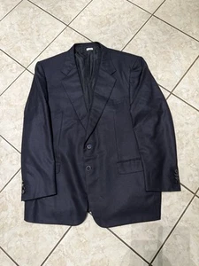 Brioni Roma Blazer Mens 48R Navy Blue Cashmere Blazer Jacket Made Italy - Picture 1 of 7