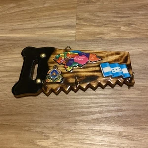 Honduras Wooden Saw Key Holder 7” - Picture 1 of 7