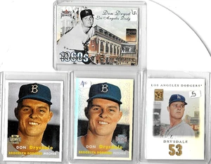 DON DRYSDALE PREMIUM LOT : 7 MINT ALL DIFFERENT CARDS BV$31.00!!!! - Bild 1 von 3