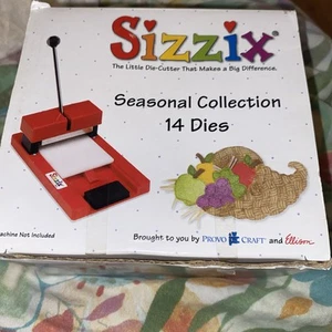 Sizzix Small Green Dies ~ SEASONAL COLLECTION ~ Lot of 14 Holiday Cuttlebug Cuts - Picture 1 of 2