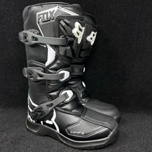 Youth Fox Racing Boots Comp 3 Size Youth 3 Motocross ATV Dirt Bike Offroad Boots - Picture 1 of 8