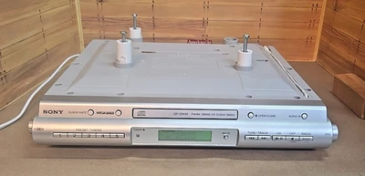 Vintage Sony Model ICF-CDK50 Under Cabinet FM/AM CD Clock System - Image 1 of 4