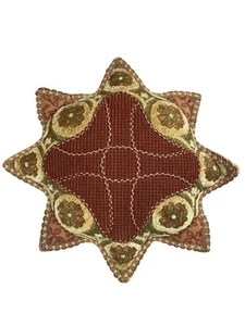 SWEET DREAMS Neiman Marcus Decorative Pillows Star Bordered Floral - Picture 1 of 11