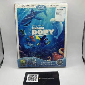 Finding Dory (Blu ray + Dvd ) with Exclusive 69 - Page Activity Book - Imagen 1 de 2