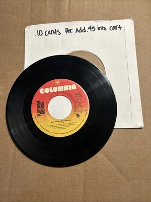 Platinum Blonde Somebody Somewhere/Crying Over You Radical Remix Columbia 45 Foto 1 de 4