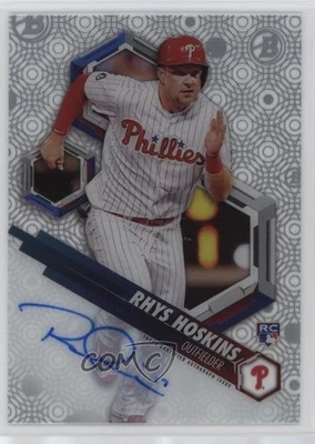 2018 Bowman High Tek Auto Rhys Hoskins #RHT-RH Rookie Auto RC - Image 1 of 2