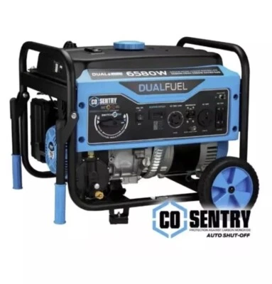 Pulsar 6,580-W Portable RV Ready Dual Fuel Gas Propane Powered Generator New - Image 1 of 4