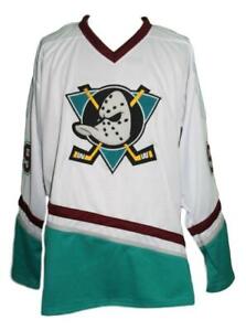 Any Name Number Mighty Ducks Retro Custom Hockey Jersey Banks White