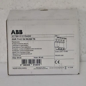 ABB 2CTB815101R4400 Überspannungsschutzgerät OVR T1+2 1N 25-255 TS - Picture 1 of 5
