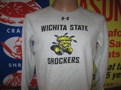 WICHITA STATE SHOCKERS Sweatshirt Women's Large Ladies Under Armour WSU NCAA - Image 1 of 4