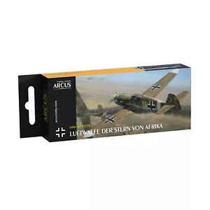 Emaille Farben Set Luftwaffe Der Stern von Afrika 6 Farben im Set 10ml Arcus E2016 - Bild 1 von 14