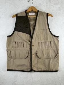 Jim Catfish Hunter SafTbak Mens L- XL Hunting Vest Bird Shooting Brown Tan Beige - Picture 1 of 12