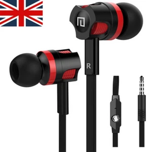 3.5mm In-Ear Earbuds Noodle Earphones Bass Stereo Headphones Headset With Mic - Zdjęcie 1 z 8