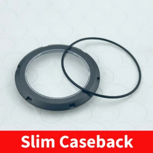 High-Quality Slim Caseback Matte Black PVD Compatible with SKX007 - Picture 1 of 6