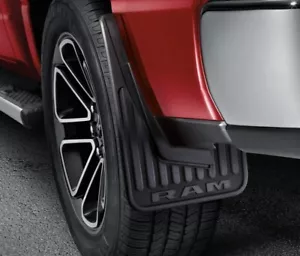 Genuine RAM DT 1500 Rear Heavy Duty Splash Guards (With Fender Flares) 2020-24 - Picture 1 of 1