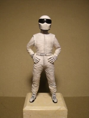 FIGURA 1/18 BLANCO STIG TOP GEAR VROOM PINTADO GT SPIRIT AUTOART MINICHAMPS Foto 1 de 4