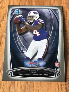 2014 BOWMAN CHROME FOOTBALL SAMMY WATKINS ROOKIE CARD No.155 Buffalo Bills - Picture 1 of 2
