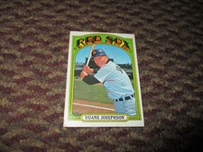 Topps #542 Duane Josephson Boston Red Sox 1972 Baseball Card 