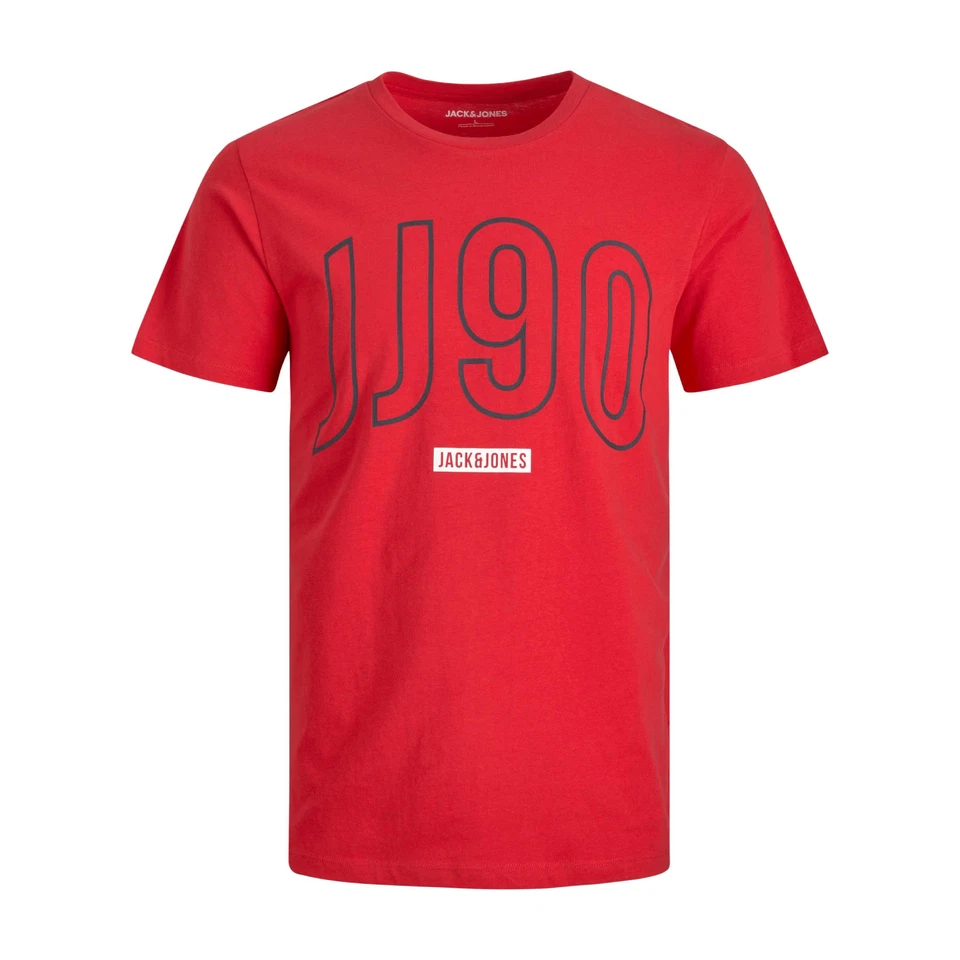 Jack&Jones Hombre Suave 100% Algodón Collin Manga Corta Cuello Redondo Camiseta - Imagen 1 de 1