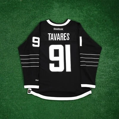 Camiseta deportiva para hombre John Tavares NHL 2016-17 Reebok New York Islanders Premier Alt tercera Foto 1 de 4