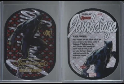 2022 Fleer Ultra Avengers Jambalaya Black Panther #2OF30 - Image 1 of 2