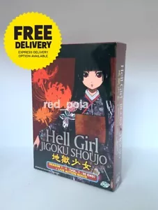 DVD Anime Hell Girl Jigoku Shoujo Season 1-4 Vol. 1-90 End + Live Action Movie - Foto 1 di 10