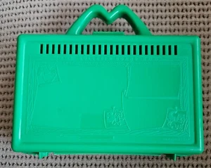 Vintage 1988 McDonald's Green Lunch Box Happy Meal Pencil Case - Picture 1 of 8
