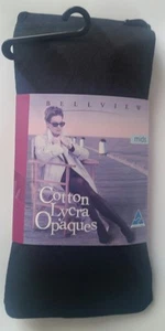 BELLVIEW OPAQUE TIGHTS (70 Denier and BLACK shade) x1 - Picture 1 of 7