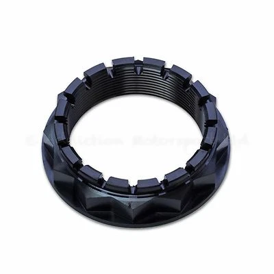 Tuerca de eje de rueda trasera de titanio negro Ducati Panigale 1199 / S / R, 1299 / S / R Foto 1 de 4