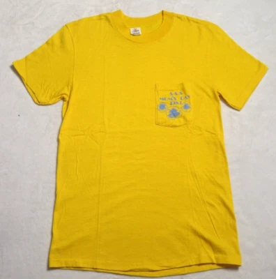 Camisa De Colección 1983 Años 80 Día de la Madre Mamá Talla Mediana Usada Amarilla Rara Foto 1 de 4