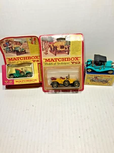 1960`s MATCHBOX "MODELS OF YESTERYEAR" Y-2 Y-13 Y-14 NIB - Picture 1 of 4
