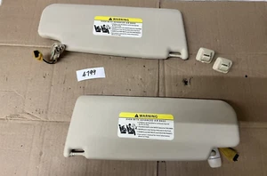 2011-18 VOLKSWAGON JETTA SEDAN SET OF 2 SUNVISORS RIGHT & LEFT SIDES OEM - Picture 1 of 4