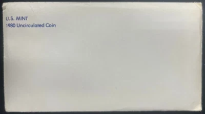 1980 Uncirculated Coin Set U.S Mint Original Government Packaging OGP - Image 1 of 2