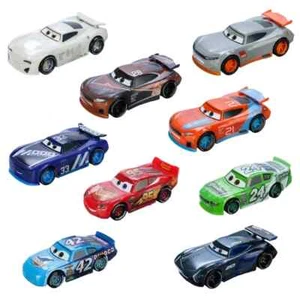 Juego de 9 figuras de lujo de Disney Cars NUEVO A ESTRENAR bonito pastel deco - Imagen 1 de 3