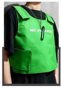 GOLF WANG GRÜN KEINE GEWALT MILITÄRWESTE - RIOT GEAR TYLER DER SCHÖPFER - Bild 1 von 6