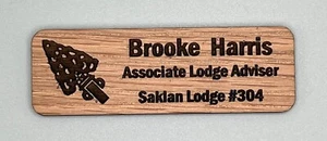 Etichetta nome personalizzata Boy Scouts of America con logo OA Arrowhead - Foto 1 di 6