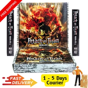 DVD Complete Attack on Titan (Season 1 - 4) + 2 Movie + 8 OVA English Version - Picture 1 of 7