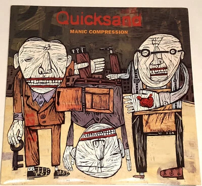 Quicksand Manic Compression PROMO LP Album 1995 OG Revelation Slip Rival Schools - Image 1 of 4