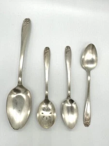 50er Jahre Narzissen Silberbesteck von International Silver signiert 1847 von Rodgers Bros - Bild 1 von 6