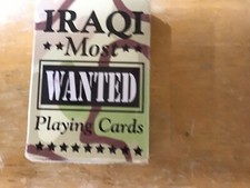 Bicycle Iraqi Most Wanted Playing Cards -2003 , Sealed Bicycle Brand