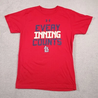 Camiseta de béisbol manga corta de béisbol de los Cardenales de San Luis para hombre M Under Armour Heat Gear Foto 1 de 4